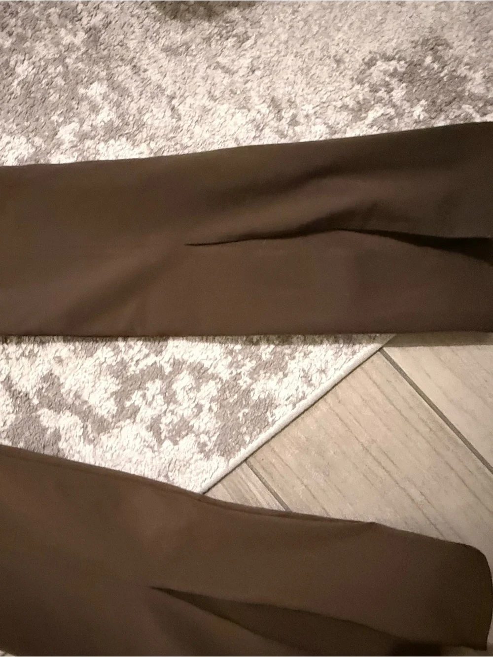 ALO Yoga Brown Boot-Cut Split-Hem Pants